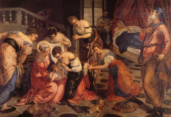 The Birth of St.John the Baptist, Jacopo Tintoretto